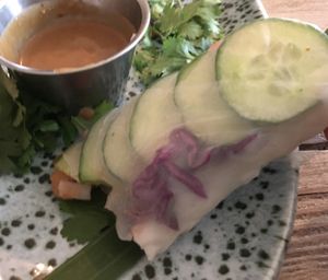 Sommerrollen at Green Foods in Seebruck