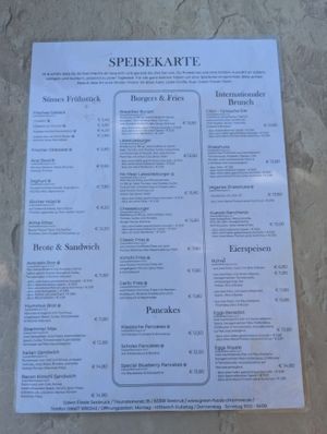 Menu / Speisekarte 1 at Green Foods in Seebruck