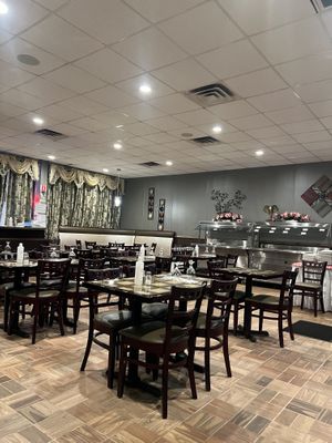 inside of the restaurant   at Sawan Indian Cuisine in Englishtown