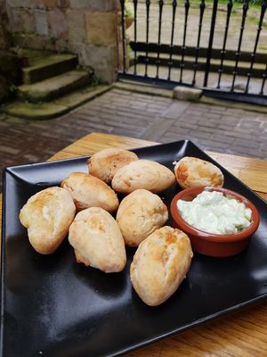 Pan de queso at Tatapas Gastroteka in Hondarribia