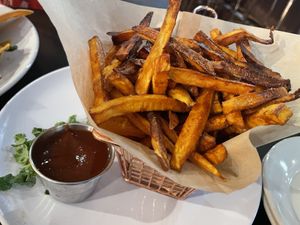 Sweet Potato Fries at Kale My Name in Chicago