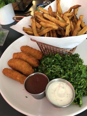 Beyond Chicken tenders   at Kale My Name in Chicago