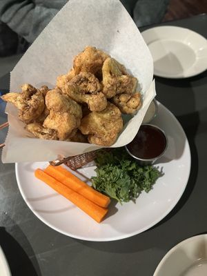 bbq cauliflower   at Kale My Name in Chicago