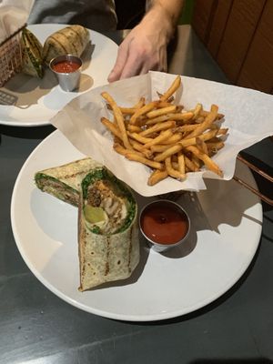 Mushroom Wrap   at Kale My Name in Chicago