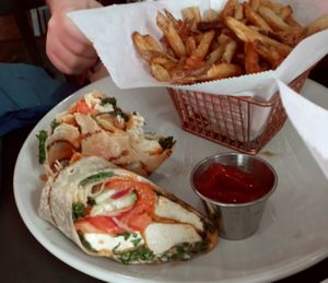 Buffalo Tofu Wrap  at Kale My Name in Chicago