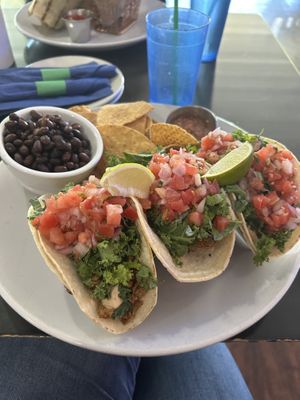Taco sampler  at Kale My Name in Chicago