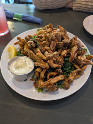 Fried Oyster Mushrooms at Kale My Name in Chicago