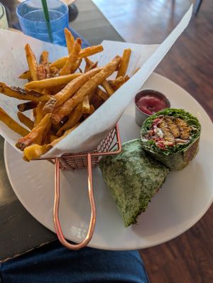 Italian Seitan Wrap at Kale My Name in Chicago