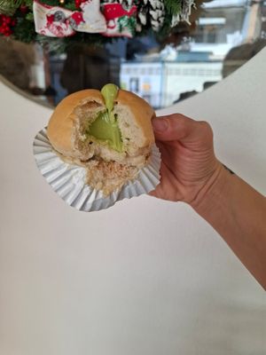Pandan bun at Vegan Food Crawl - Bangkok in Bangkok
