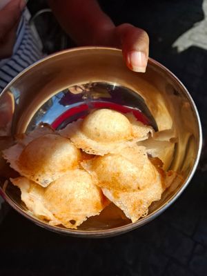 Coconut pancakes at Vegan Food Crawl - Bangkok in Bangkok