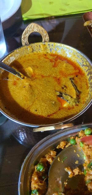 Coconut tofu curry at Little Bay in 