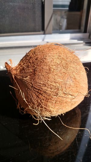 The CORE of all our food.....handmade coconut milk. at Ras Rody's Jamaican Vegan  in Santa Fe