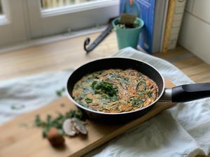 Simply amazing frittata  at Happy Yoga Kitchen in Kings Langley