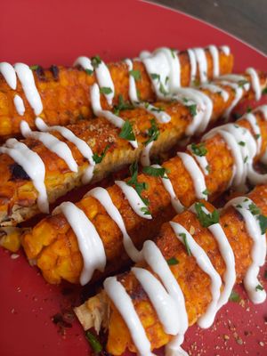 Mazorcas a la parrilla at Dulcinea Café Vintage in Cali