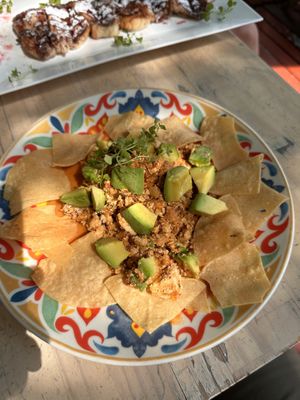 Tofu scramble  at Dulcinea Café Vintage in Cali