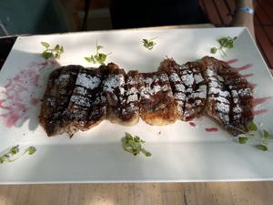 French toast  at Dulcinea Café Vintage in Cali