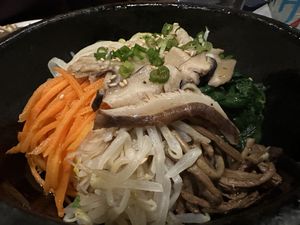 Dolsot Bibimbap (Hot) 돌솥비빔밥 no egg   at Soban Korean Cuisine in Petaluma