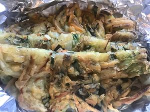 Vegetable Pancake at Soban Korean Cuisine in Petaluma