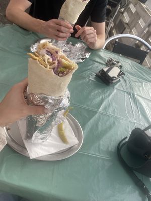 Veganer Dürrüm   at Bulis Imbiss in Villingen-schwenningen