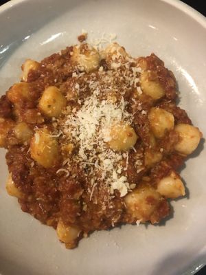 Gnocchi salciccia at Nonna's Nightmare in West End