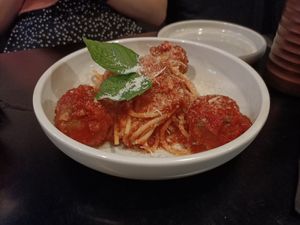 Spaghetti and Meatballs (Weekly Special) at Nonna's Nightmare in West End