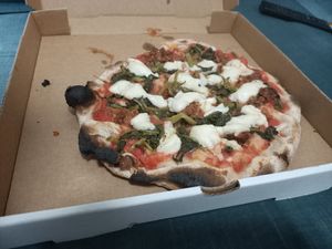 Pizza Salsiccia at Nonna's Nightmare in West End