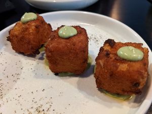 Arancini balls at Nonna's Nightmare in West End