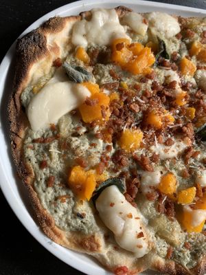 Zucca pizza  at Nonna's Nightmare in West End