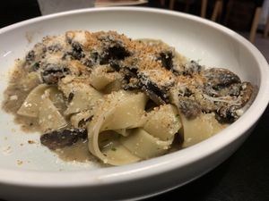 Tasty parpardelle  at Nonna's Nightmare in West End