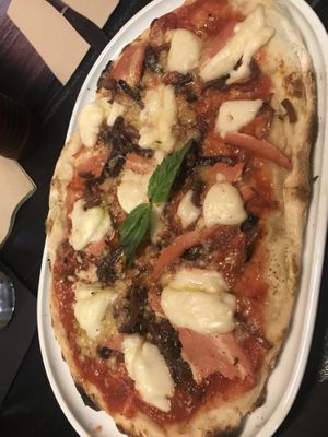 Amatice pizza   at Nonna's Nightmare in West End