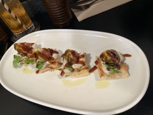 Crostini figs  at Nonna's Nightmare in West End