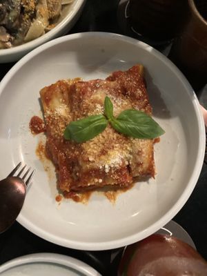 spinach cannoli  at Nonna's Nightmare in West End