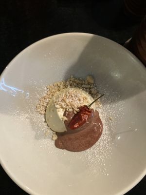 panna cotta  at Nonna's Nightmare in West End