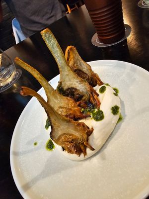 Artichoke entree at Nonna's Nightmare in West End