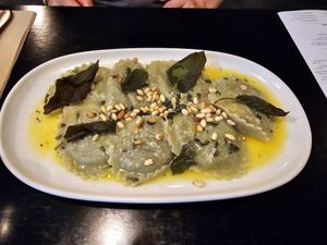 Ravioli at Nonna's Nightmare in West End