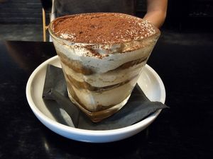 Frangelico tiramisu at Nonna's Nightmare in West End