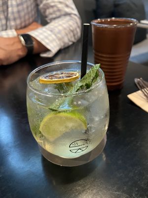 Elderflower mocktail   at Nonna's Nightmare in West End