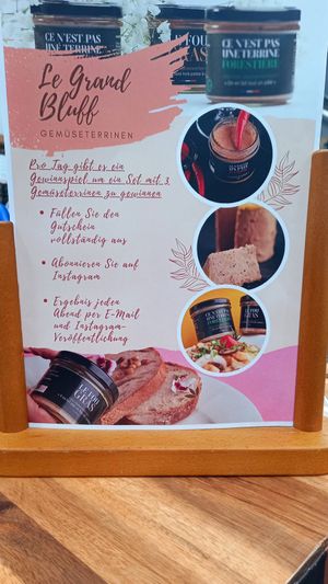 vegan foie gras @legrandbluff (from france) at VeggieWorld  in Meerbusch