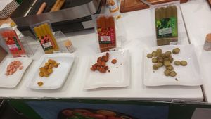 sausages @vegetus (from ukraine) at VeggieWorld  in Meerbusch
