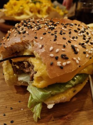 Cheeseburger at The Street  in Prague