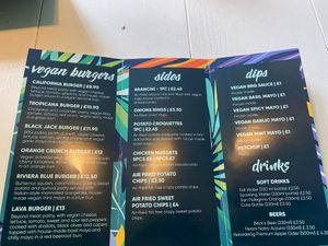 Menu at Five Buns in South East London