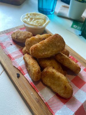 'This Isn't Chicken' nuggets at Five Buns in South East London