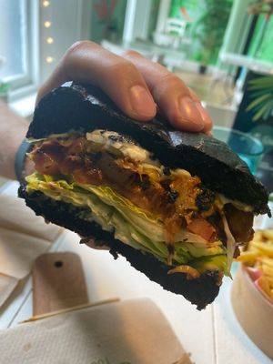 Black Jack Burger at Five Buns in South East London