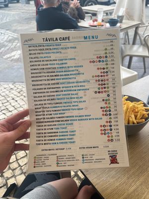   at Tavila Cafe in Tavira