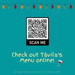 Now you can check our menu very easily! at Tavila Cafe in Tavira