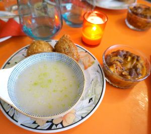 BHB (Beignets/Haricots/Bouillie) (from Brunch menu) at L'Embuscade in Paris