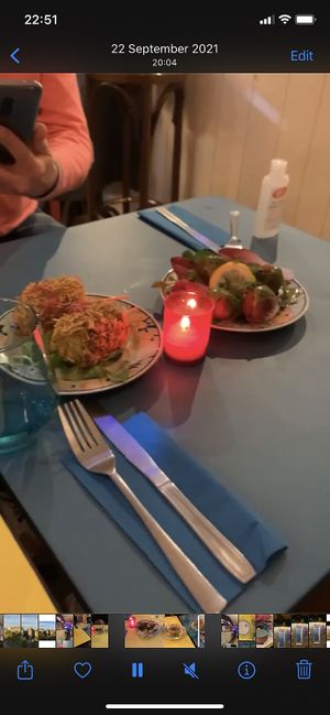 Starters  at L'Embuscade in Paris