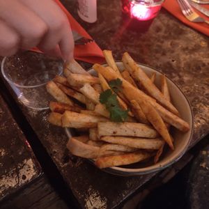 Igname fries at L'Embuscade in Paris