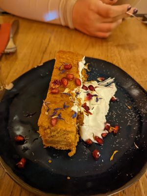 Carrot cake at L'Embuscade in Paris