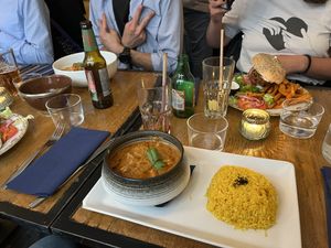 Maffé de légumes et riz au curcuma   at L'Embuscade in Paris